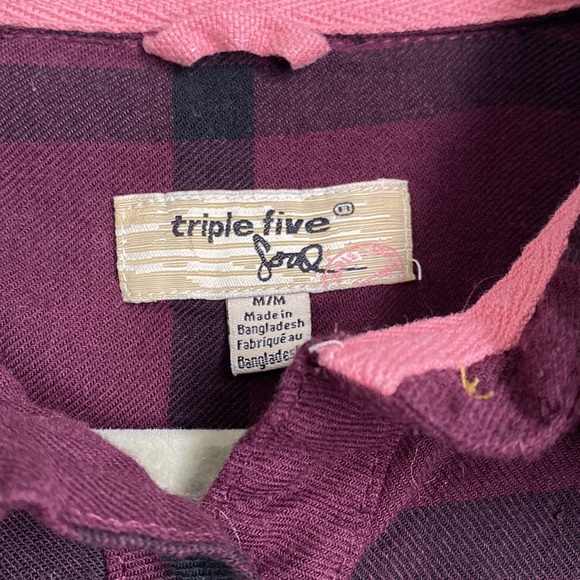 Triple Five Soul Plaid Shirt - Picture 3 of 4